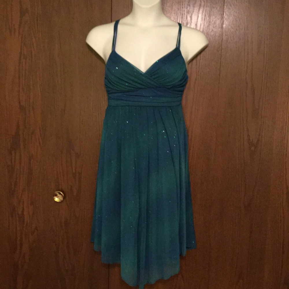 Sparkly Trixxi Teal Gown